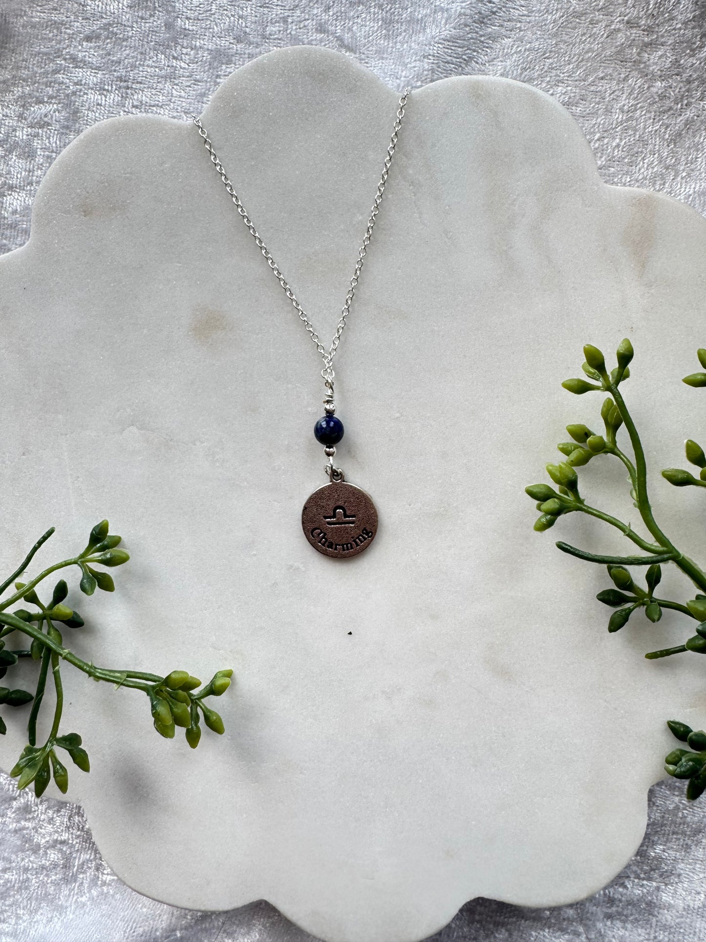 Celestial Pathways Libra Necklace 18"