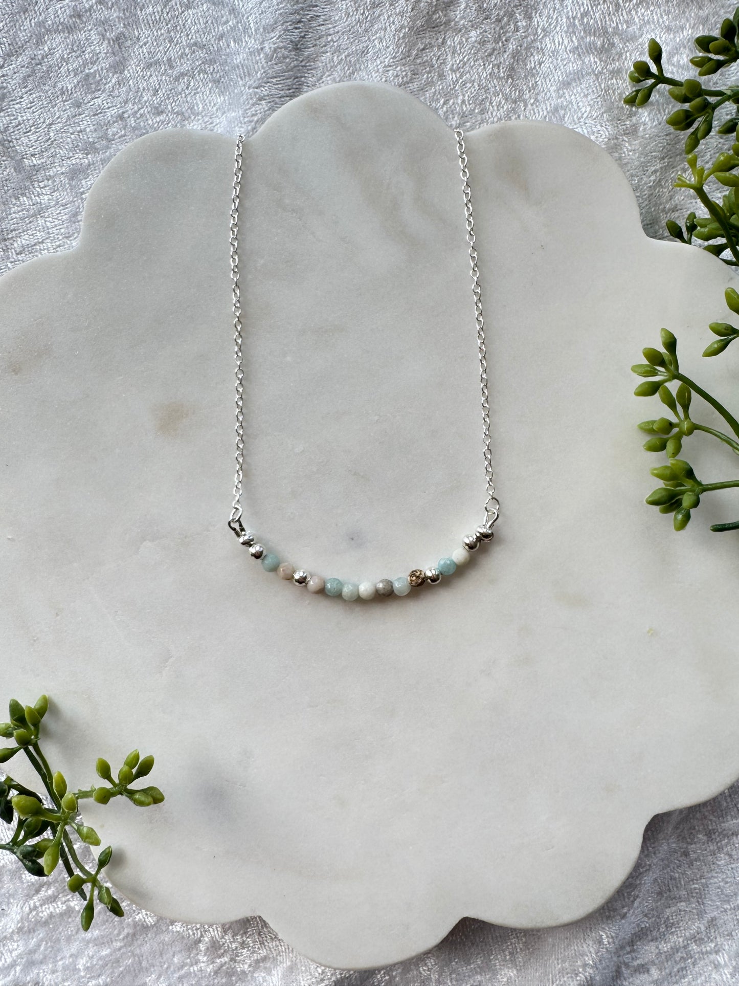 Coastal Desert - Amazonite Necklace 16"