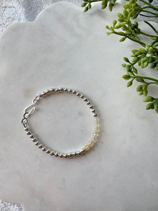 Coastal Desert - Champagne Quartz Bracelet