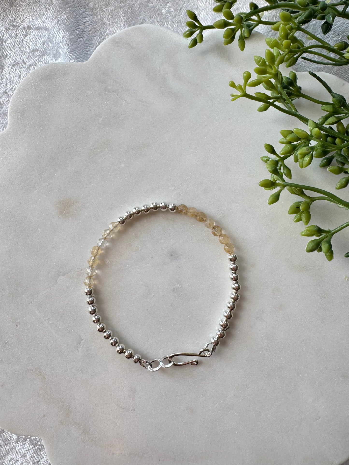 Coastal Desert - Champagne Quartz Bracelet