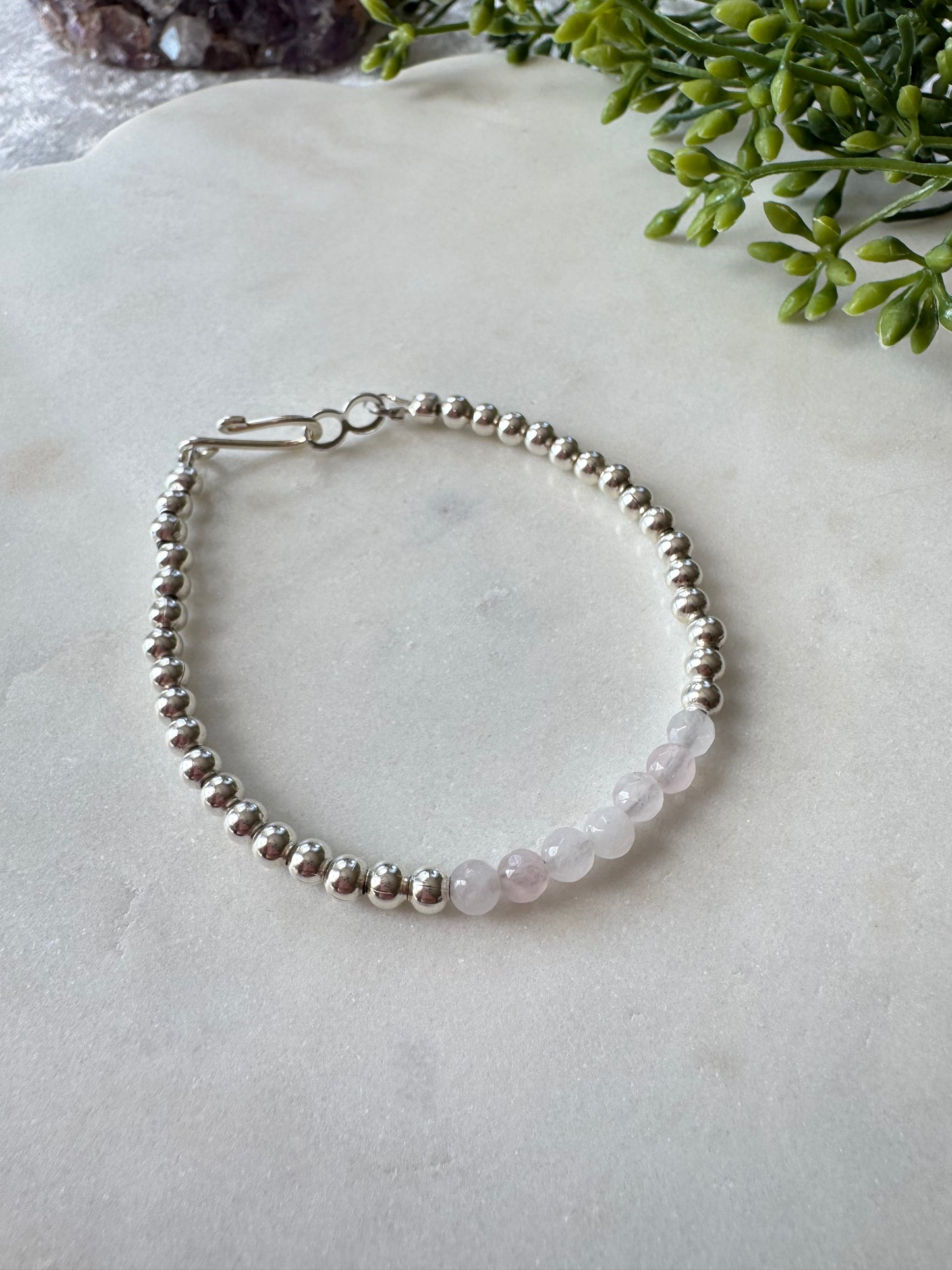 Coastal Desert - Rose Quartz Bracelet