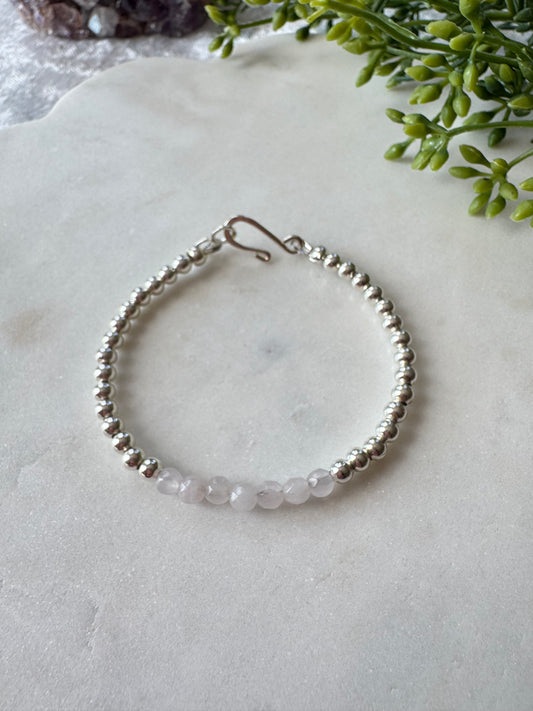 Coastal Desert - Rose Quartz Bracelet