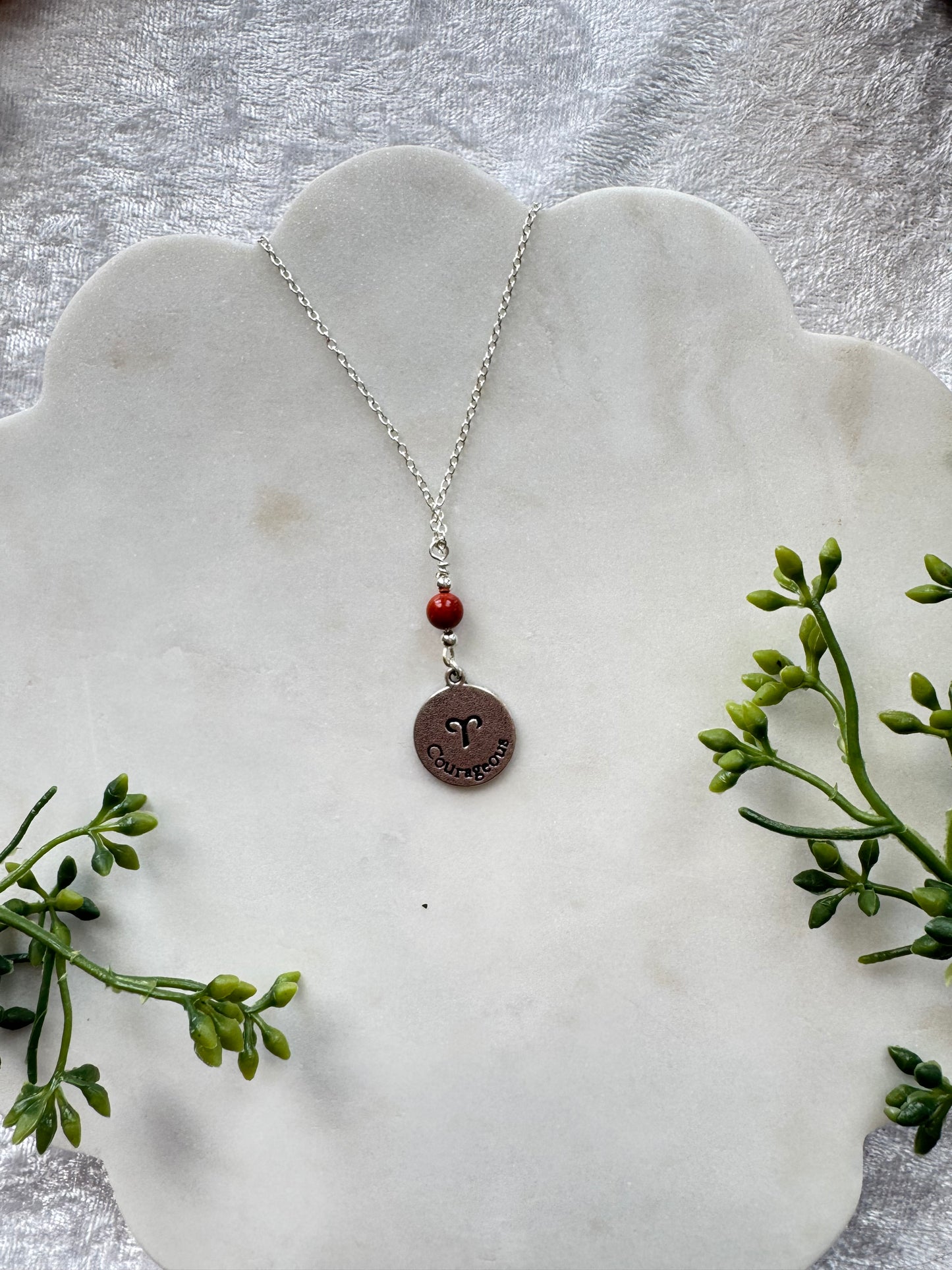 Celestial Pathways Aries Necklace 18"