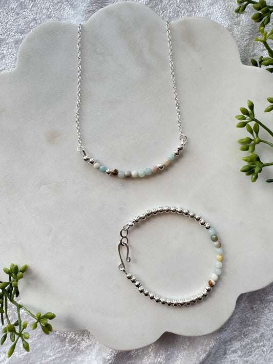 Coastal Desert - Amazonite Necklace 16"